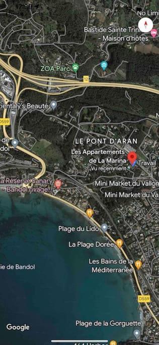 Les Appartements De La Marina Sanary-sur-Mer Dış mekan fotoğraf